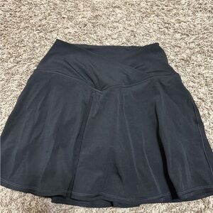 Aerie Black Skater Skirt